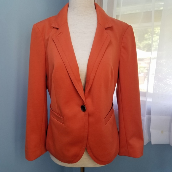 The Limited Jackets & Blazers - SALE 3/$20 The Limited Orange One Button Blazer